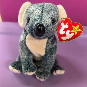 TY Beanie Baby Koala Bear Eucalyptus with tag. Size 6”